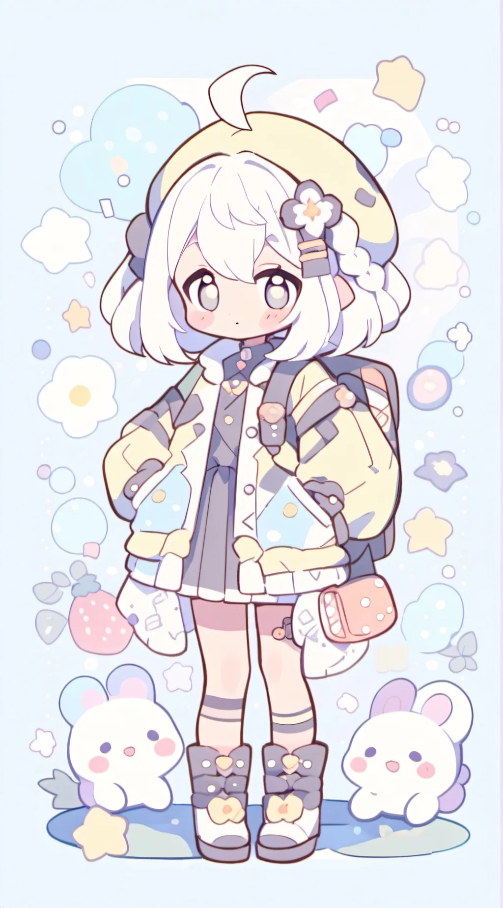 ai character: lily background