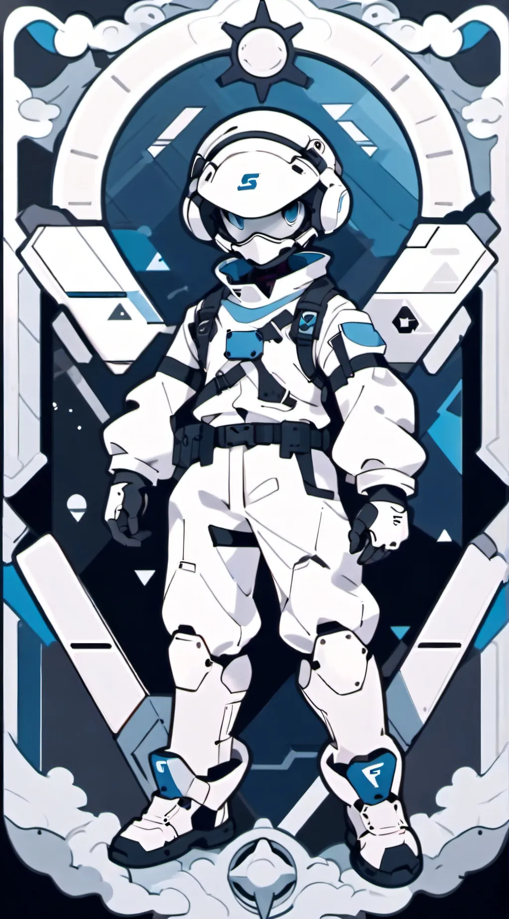 ai character: SCP guard  background