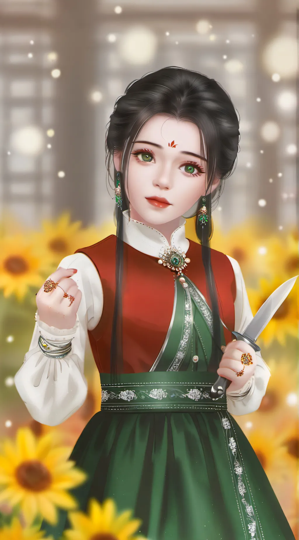 ai character: Your crazy sis background