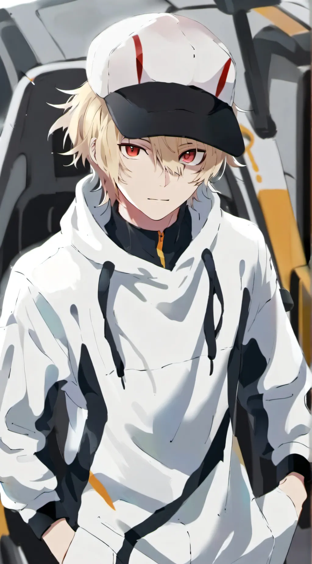 ai character: mna shark outfit background