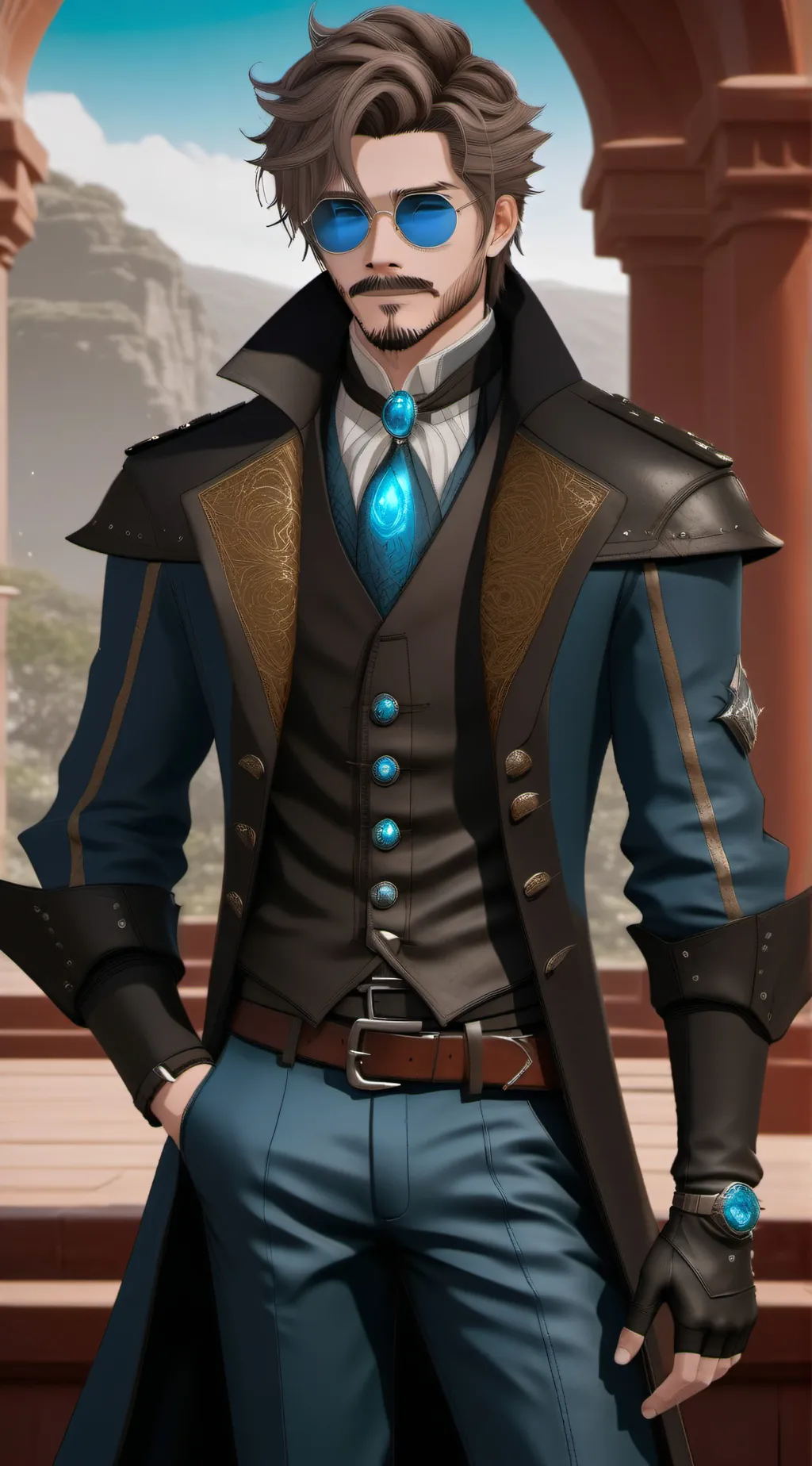 ai character: Dr. Dears  background