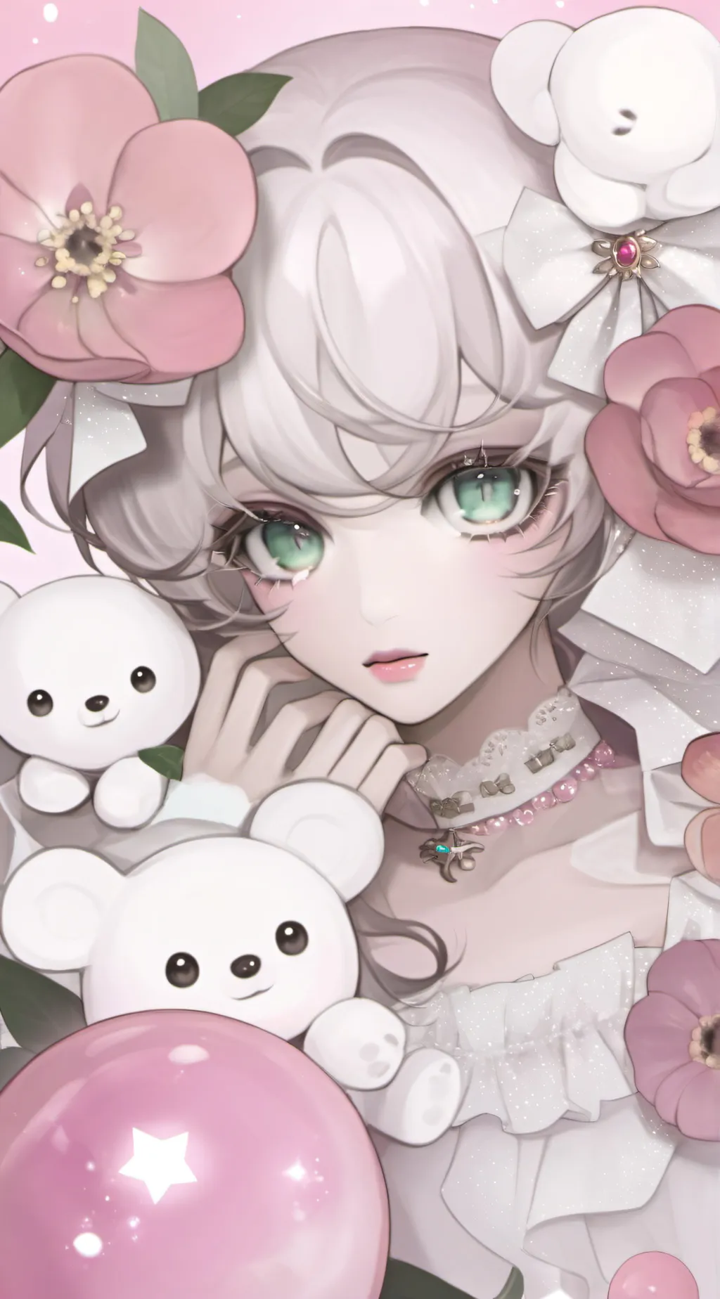 ai character: 🌺𝑀𝑖𝑎🌺 background