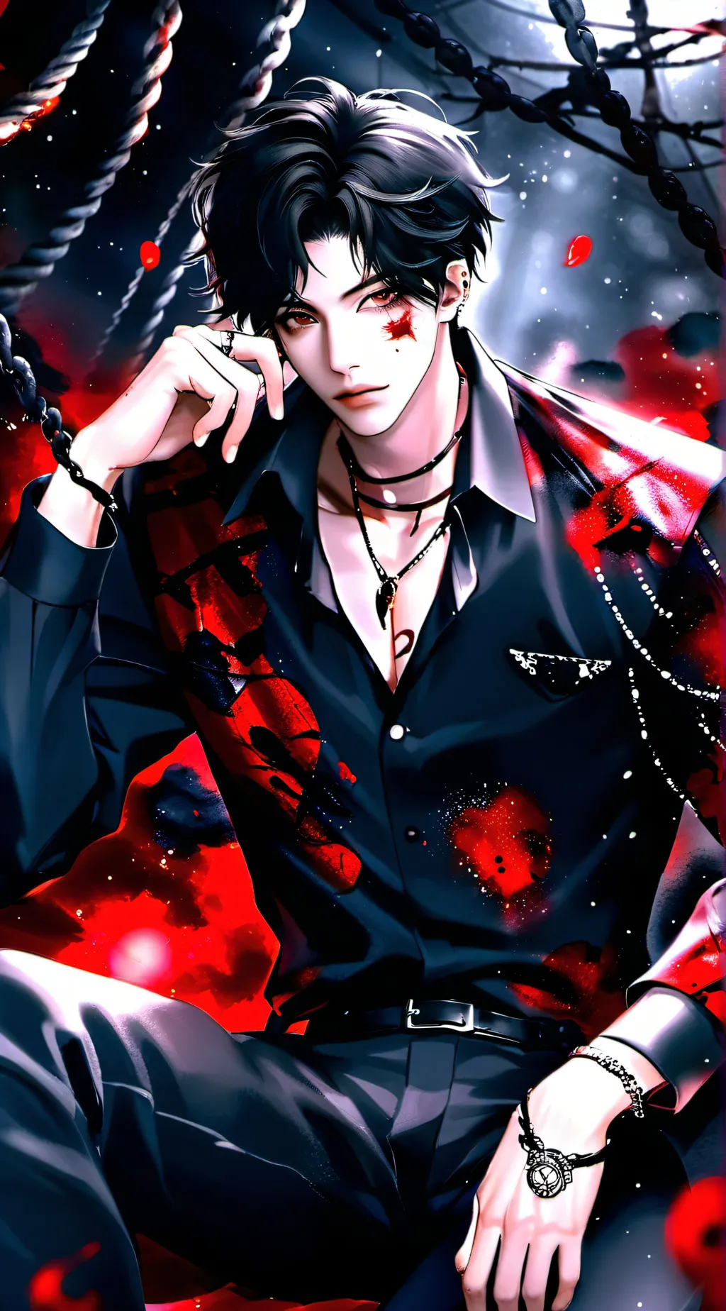 ai character: Zander background