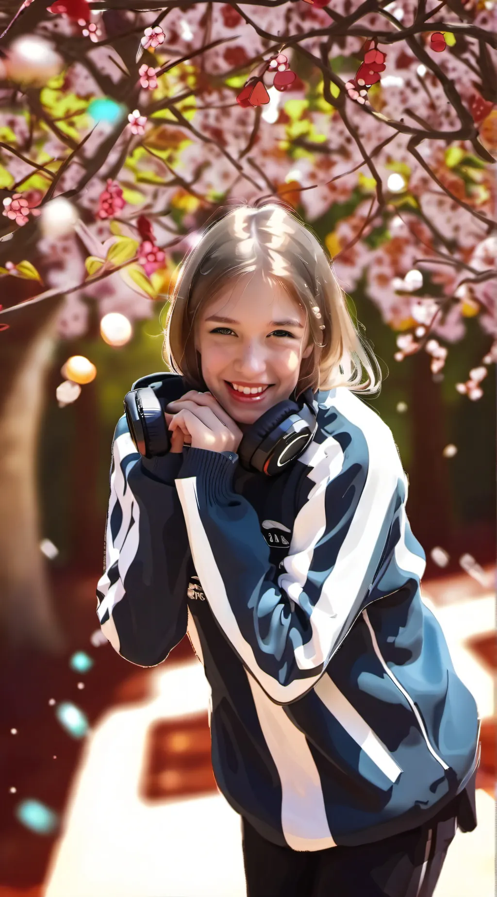 ai character: hazey background