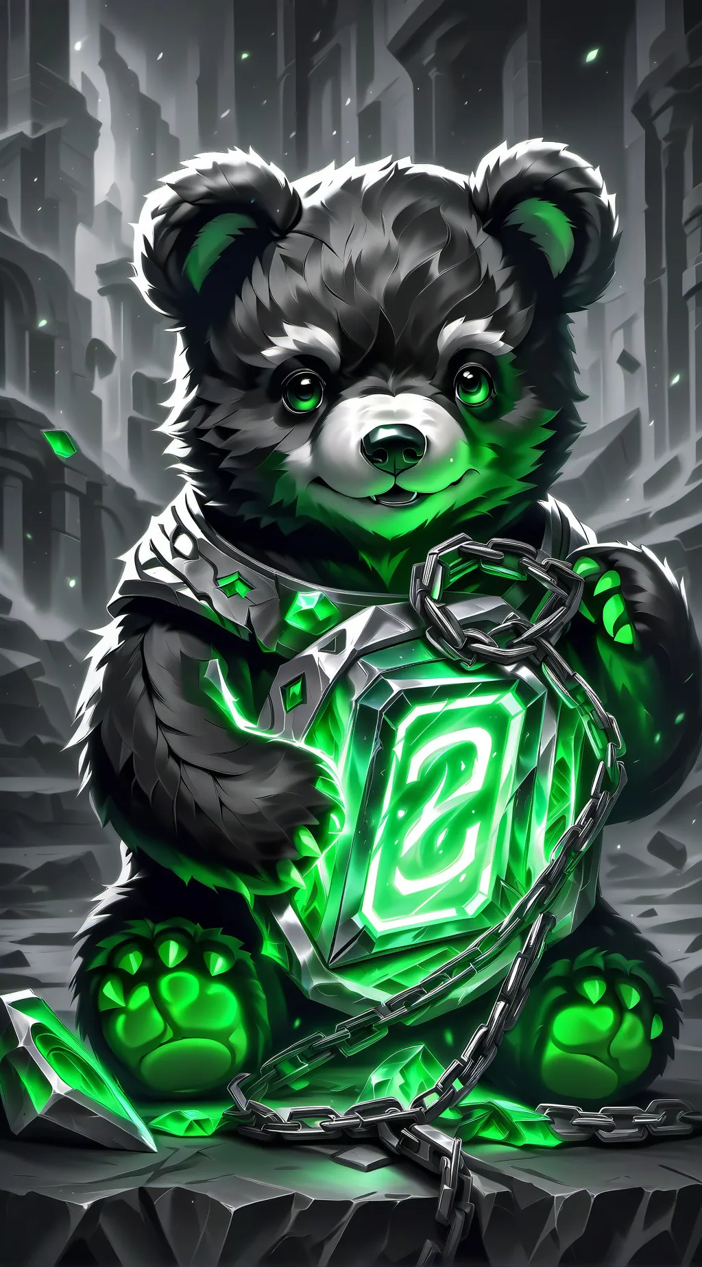 ai character: teddy of wisdom 🌟 background