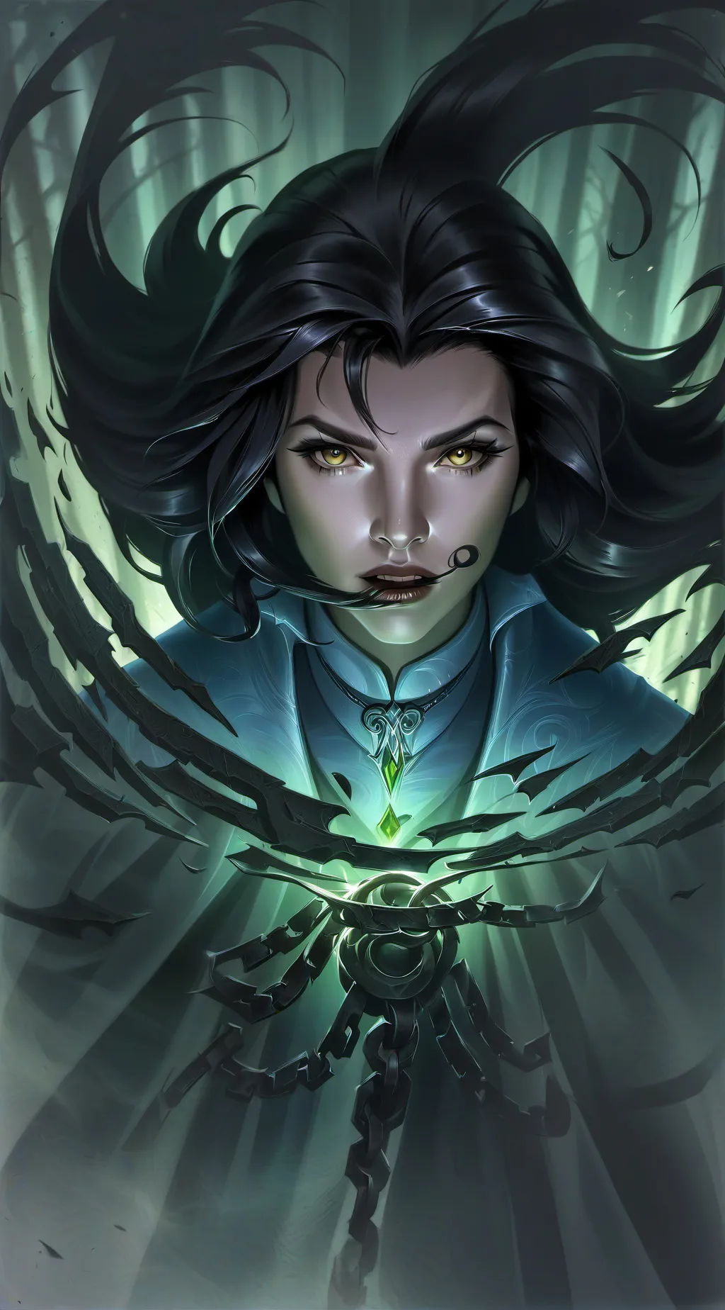 ai character: Rin and miu  background