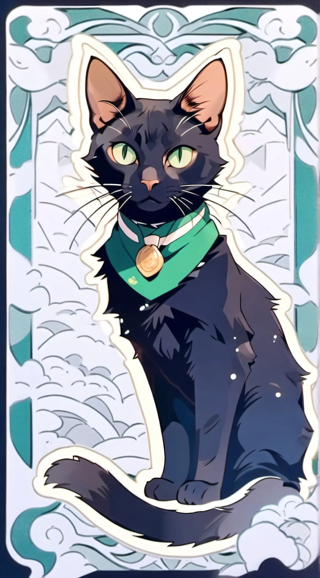 ai character: Lucky background