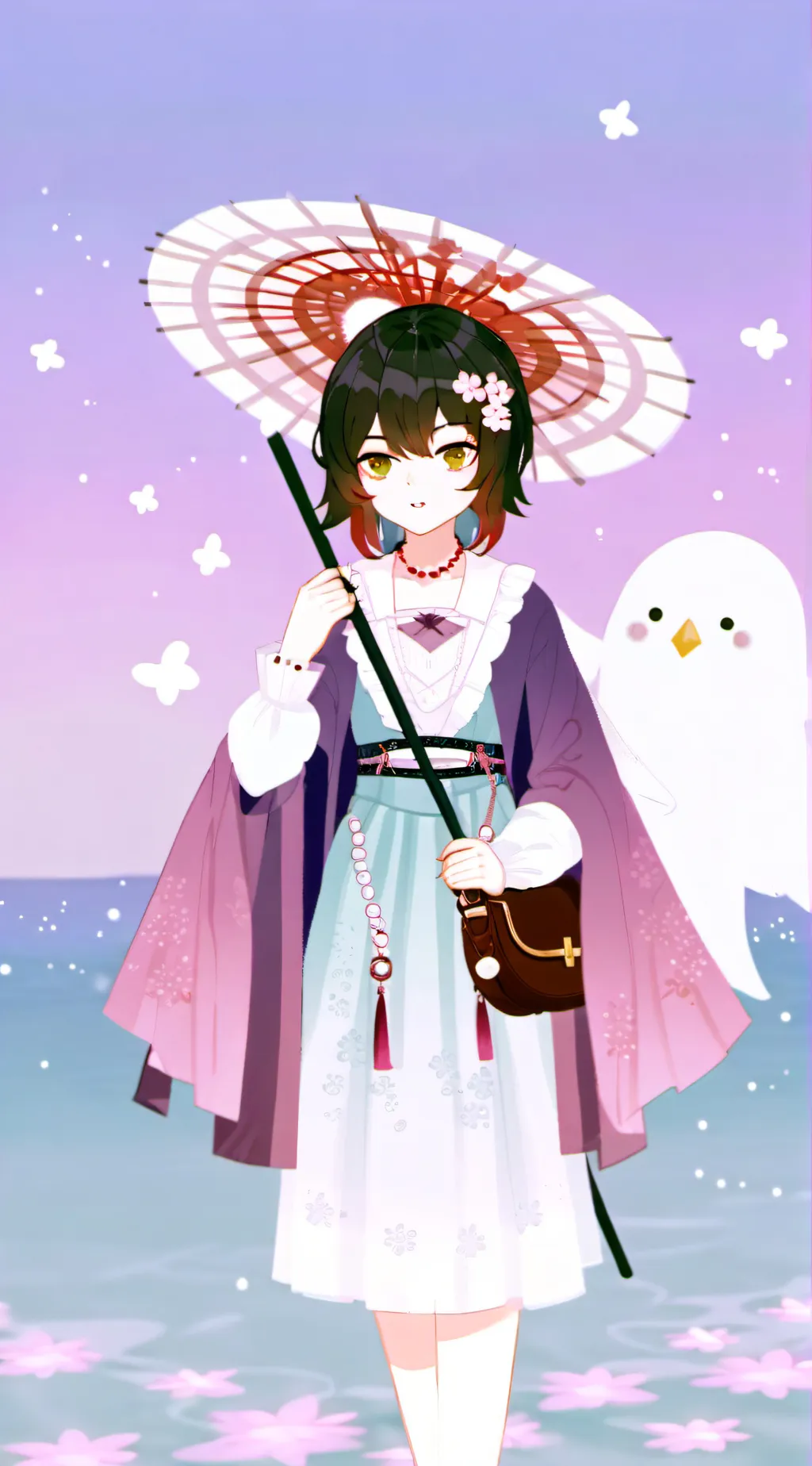 ai character: Mha Au background