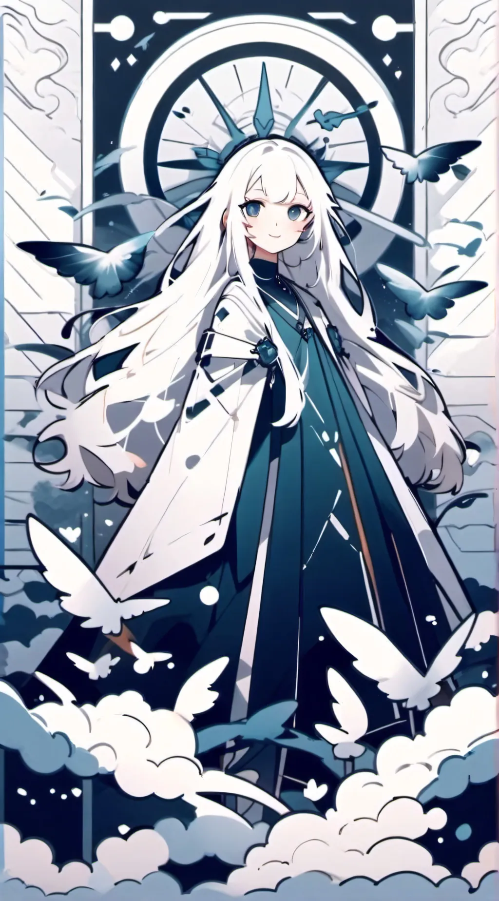 ai character: Lune  background