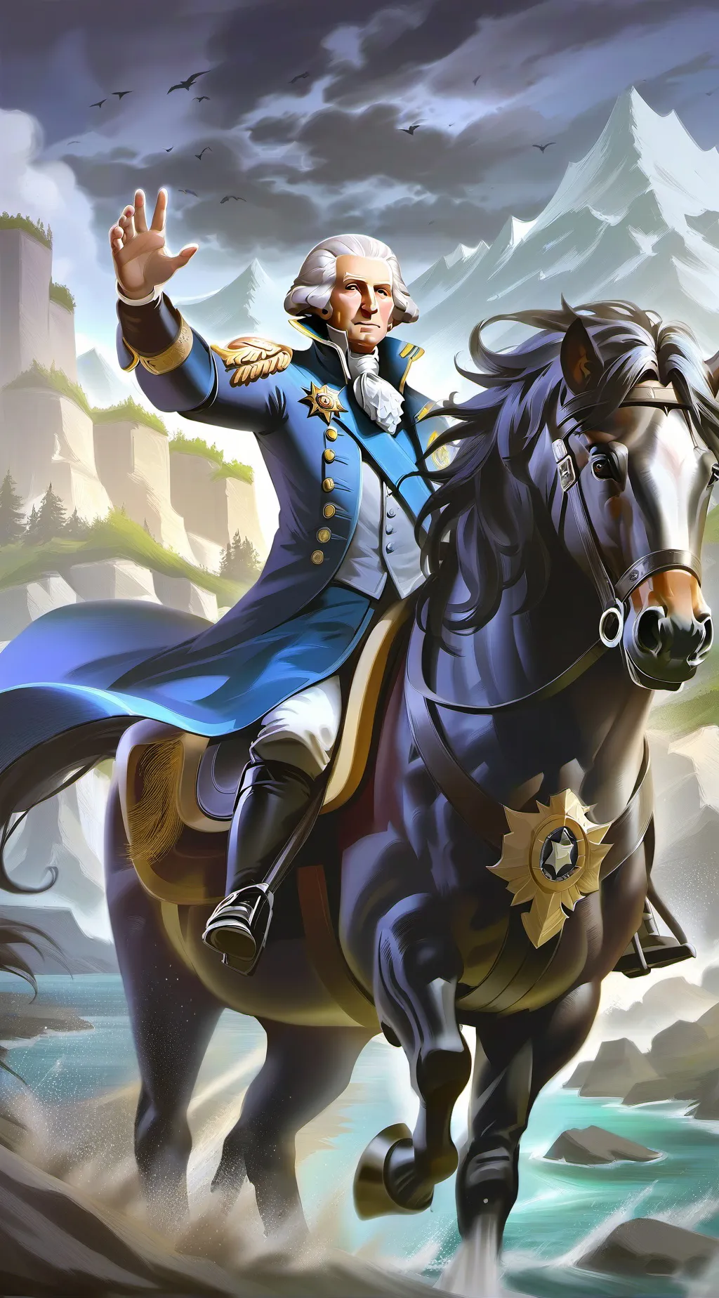 ai character: old people background