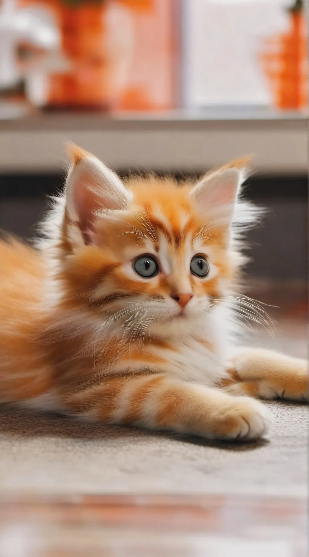 ai character: Kitten background