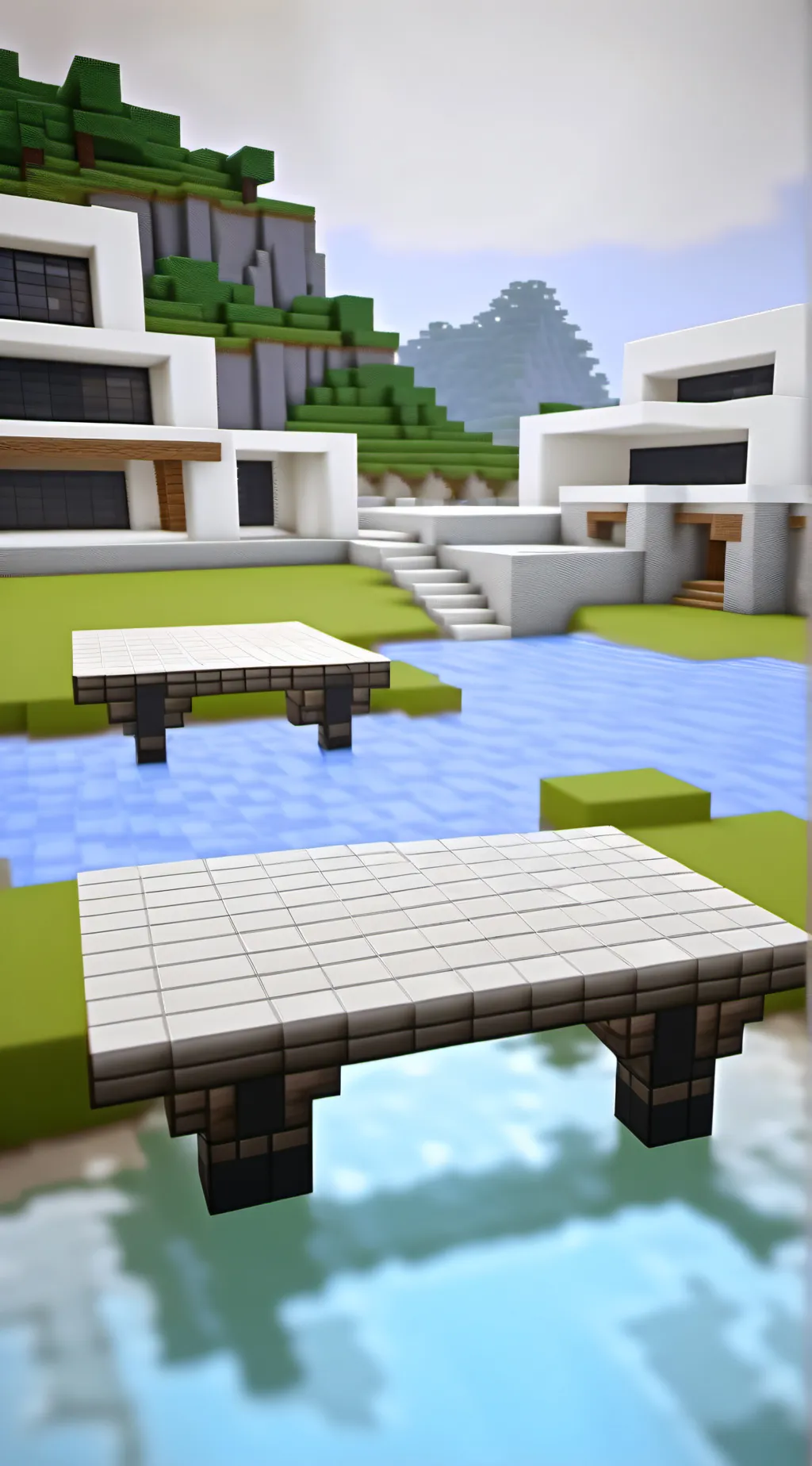 ai character: minecraft background