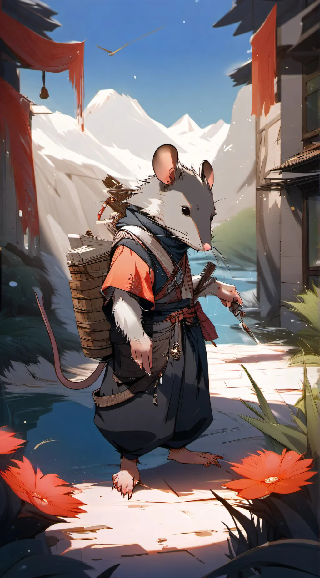 ai character: rat background