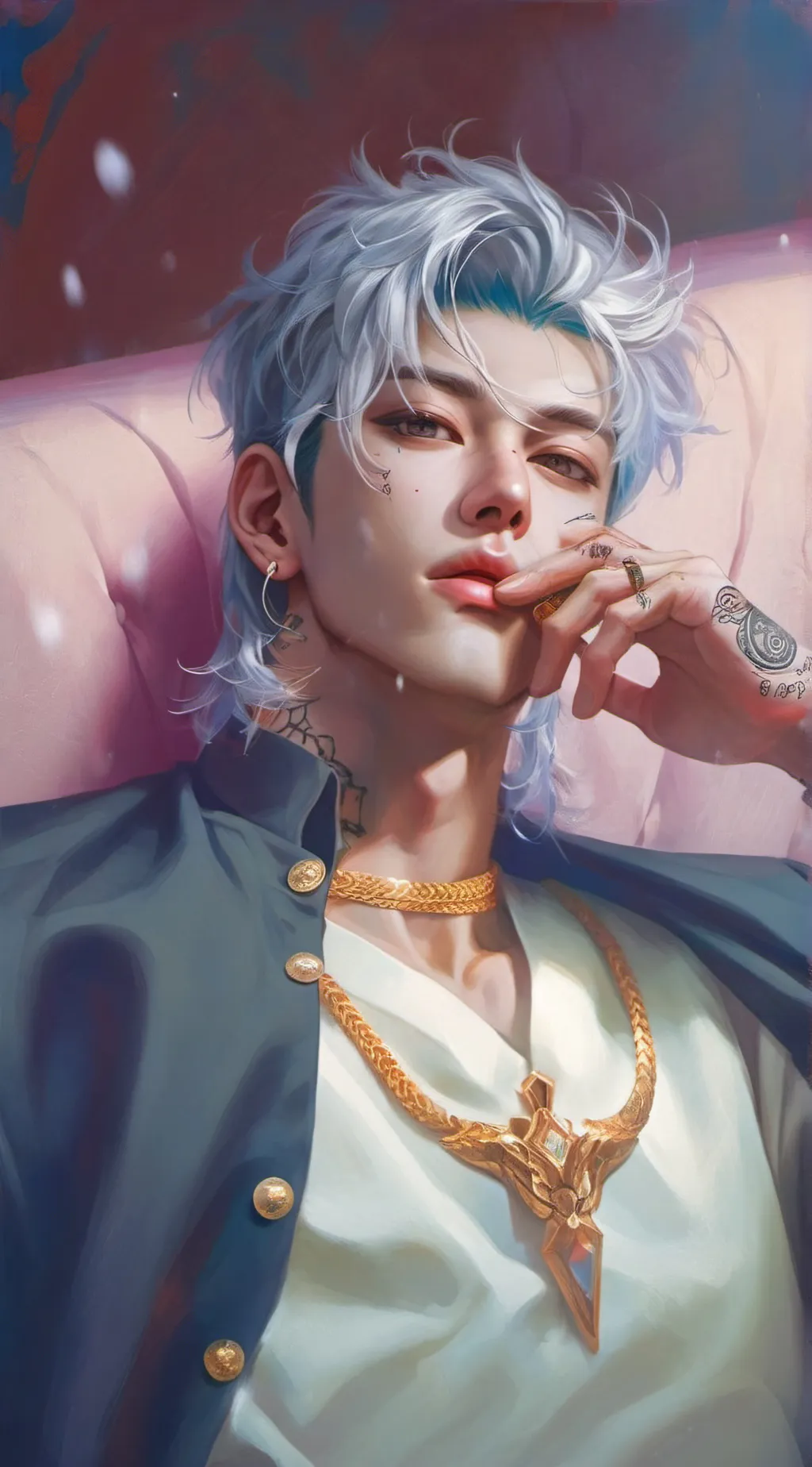 ai character: Hayate background