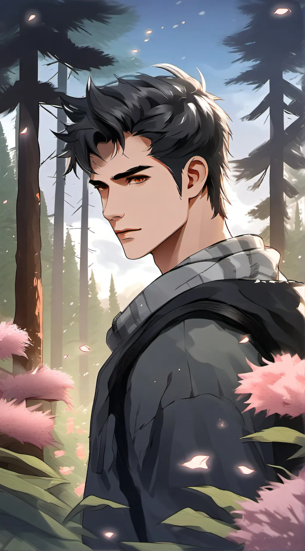 ai character: Jacob Black  background