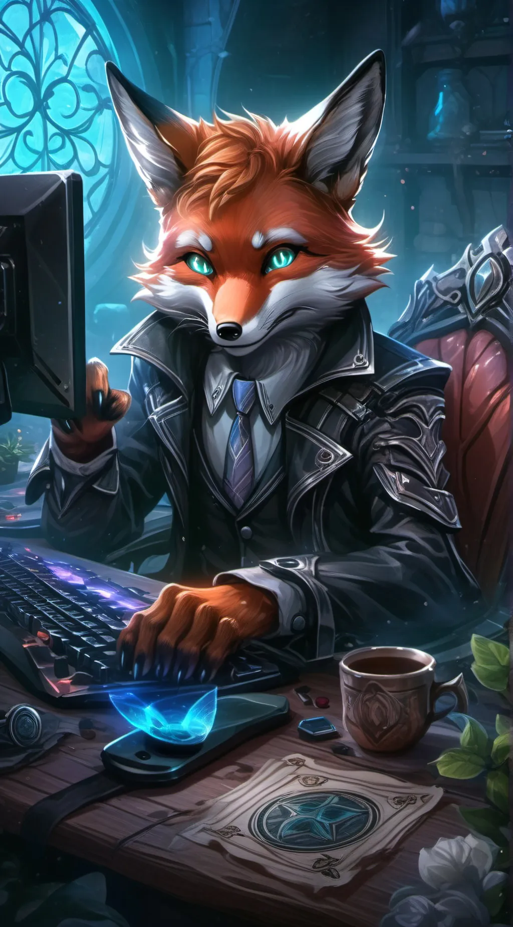 ai character: Reyvoc background