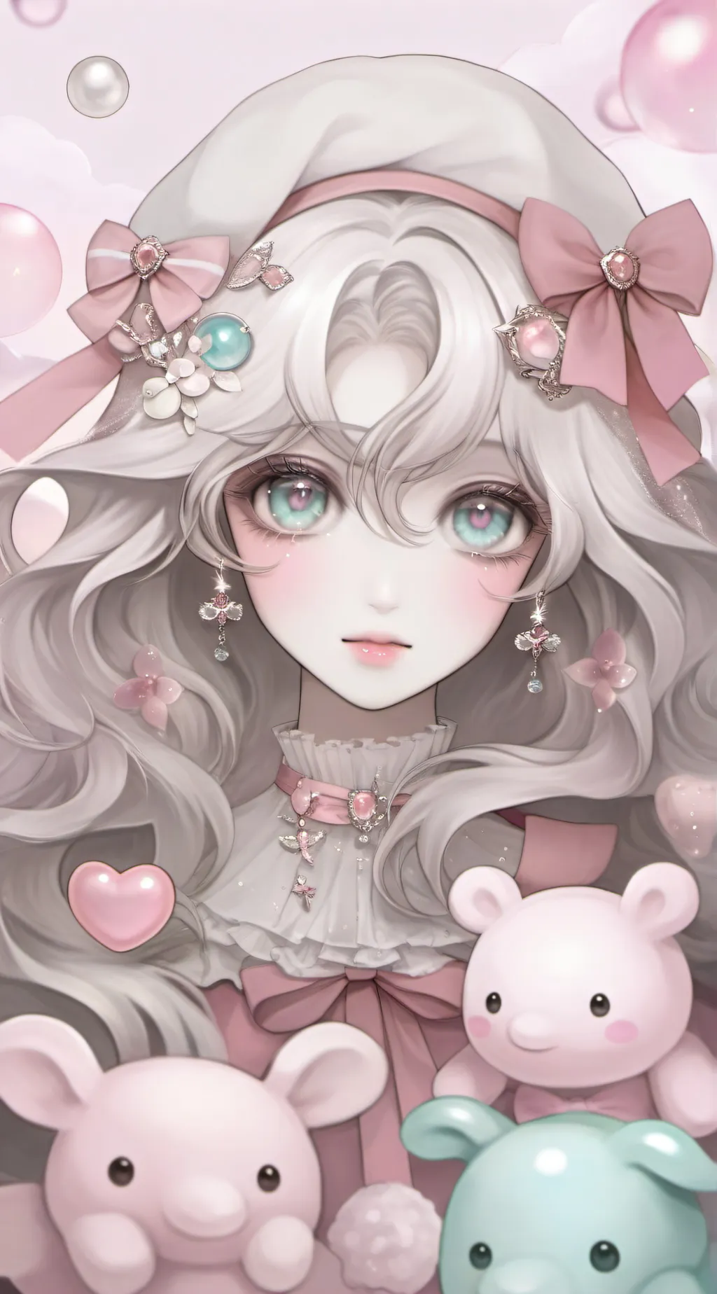 ai character: sasaki&Miyano background