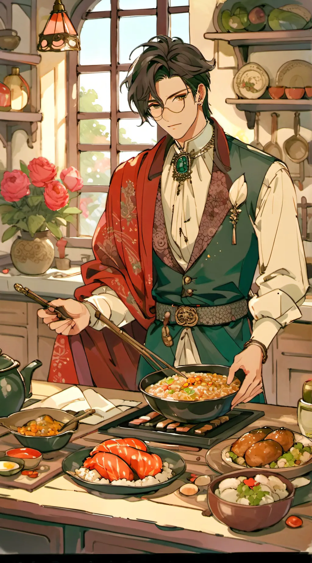 ai character: Hayden  background