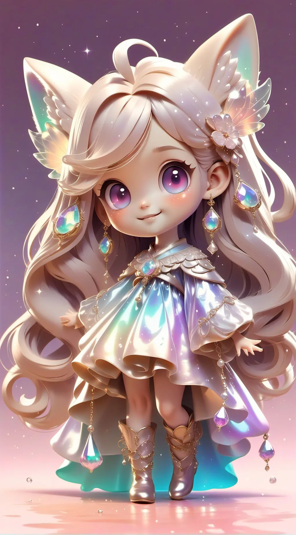 ai character: UWU GIRL background