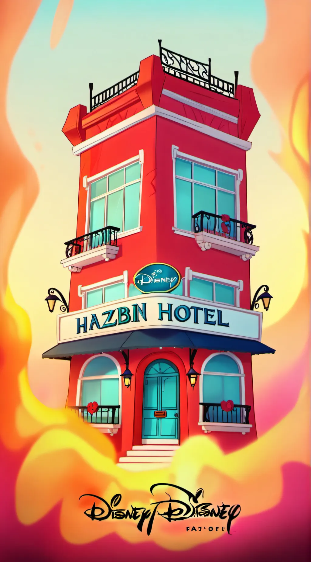 ai character: Hazbin Hotel background