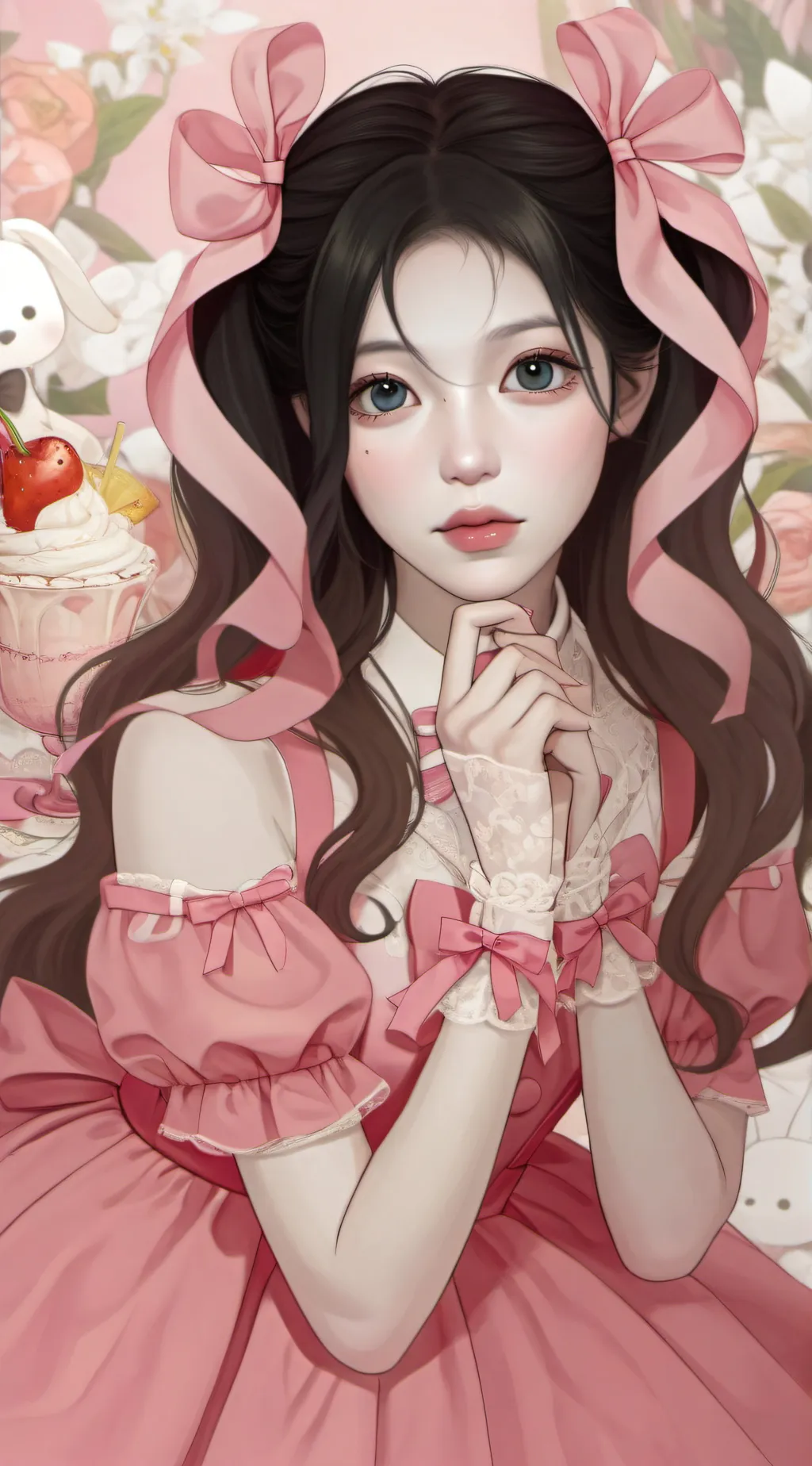 ai character: Amai Momo — CT background