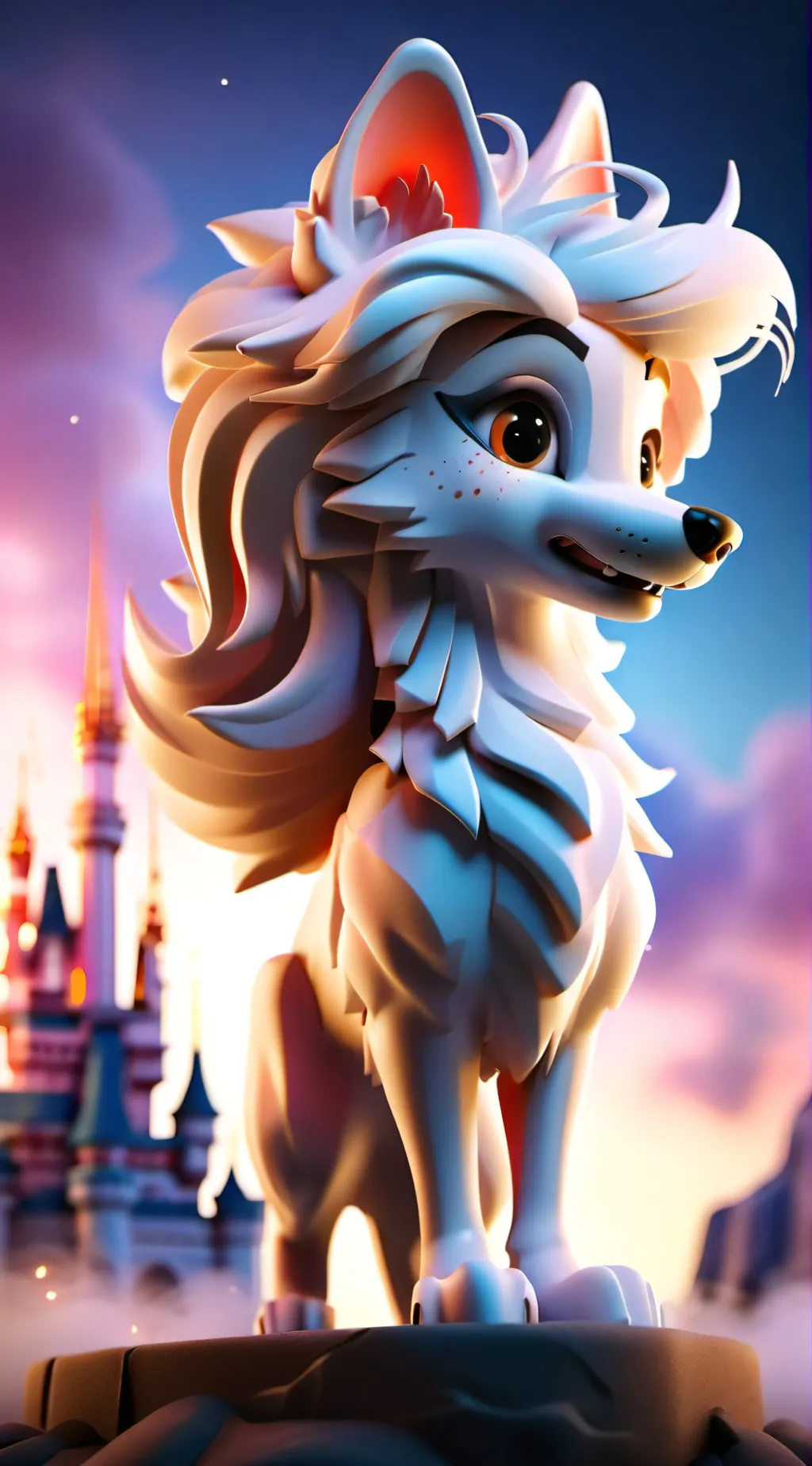 ai character: Luna background