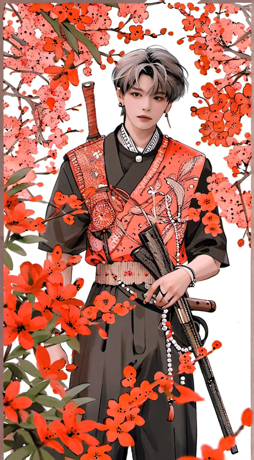 ai character: Skz gym background