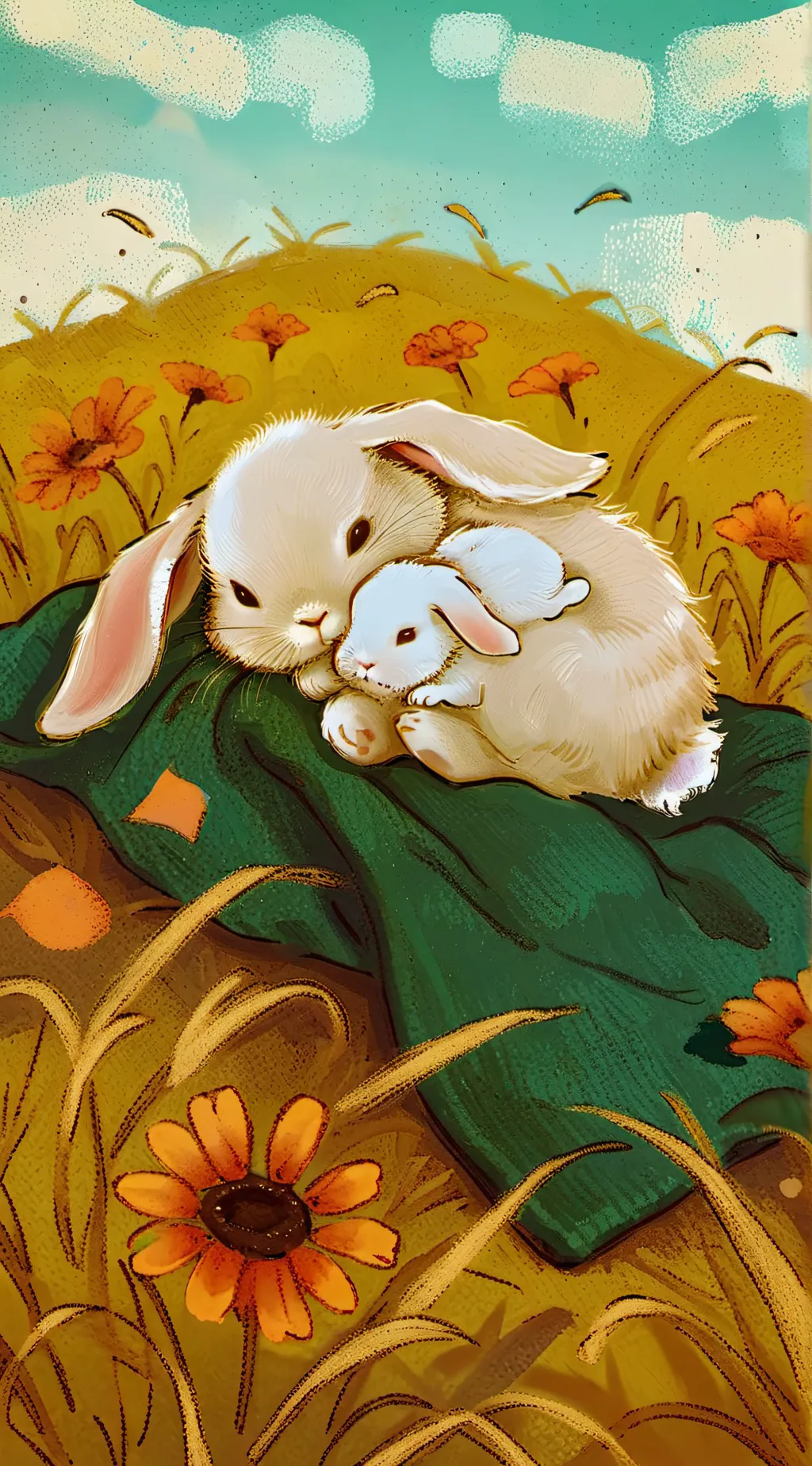 ai character: stupid rabbit background