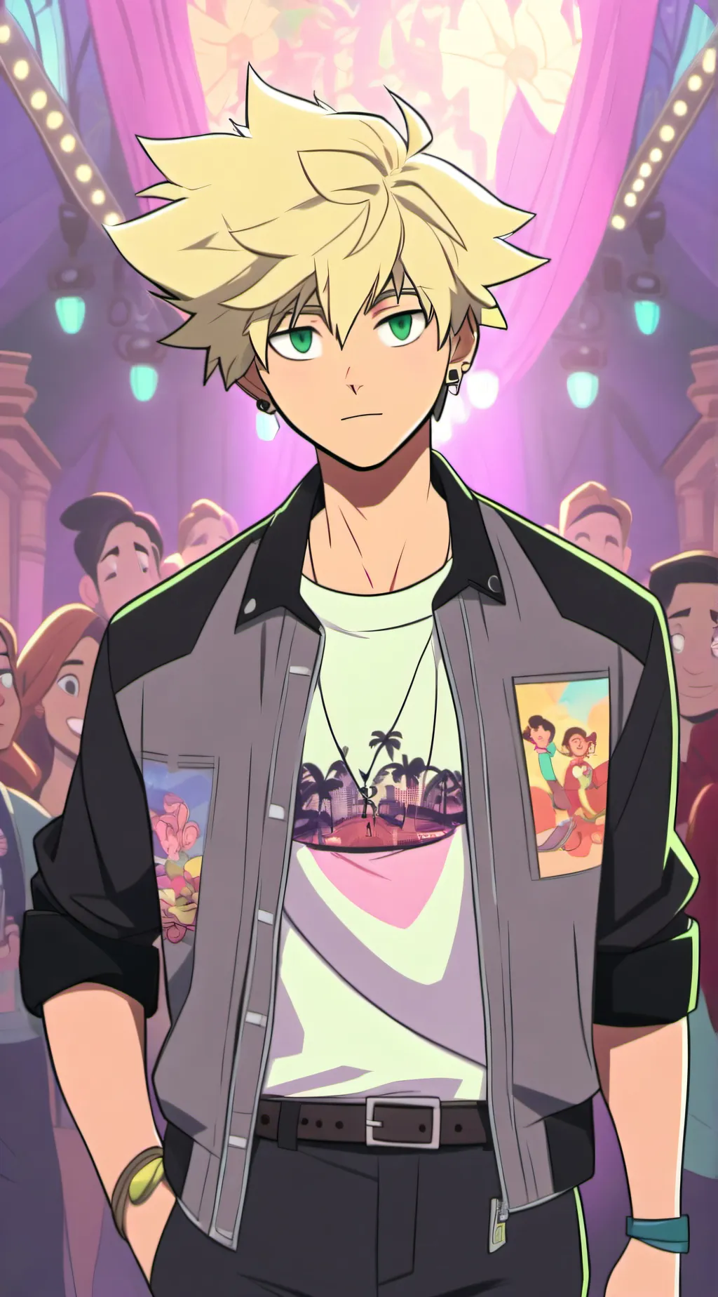 ai character: Bakugo background