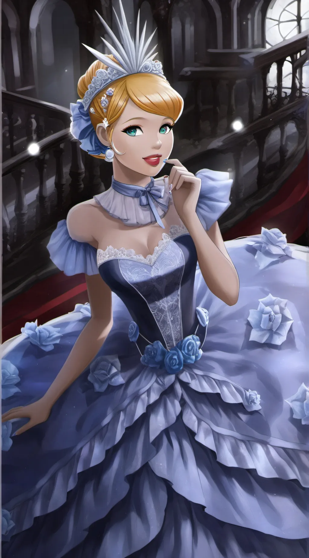 ai character: Making of princess background