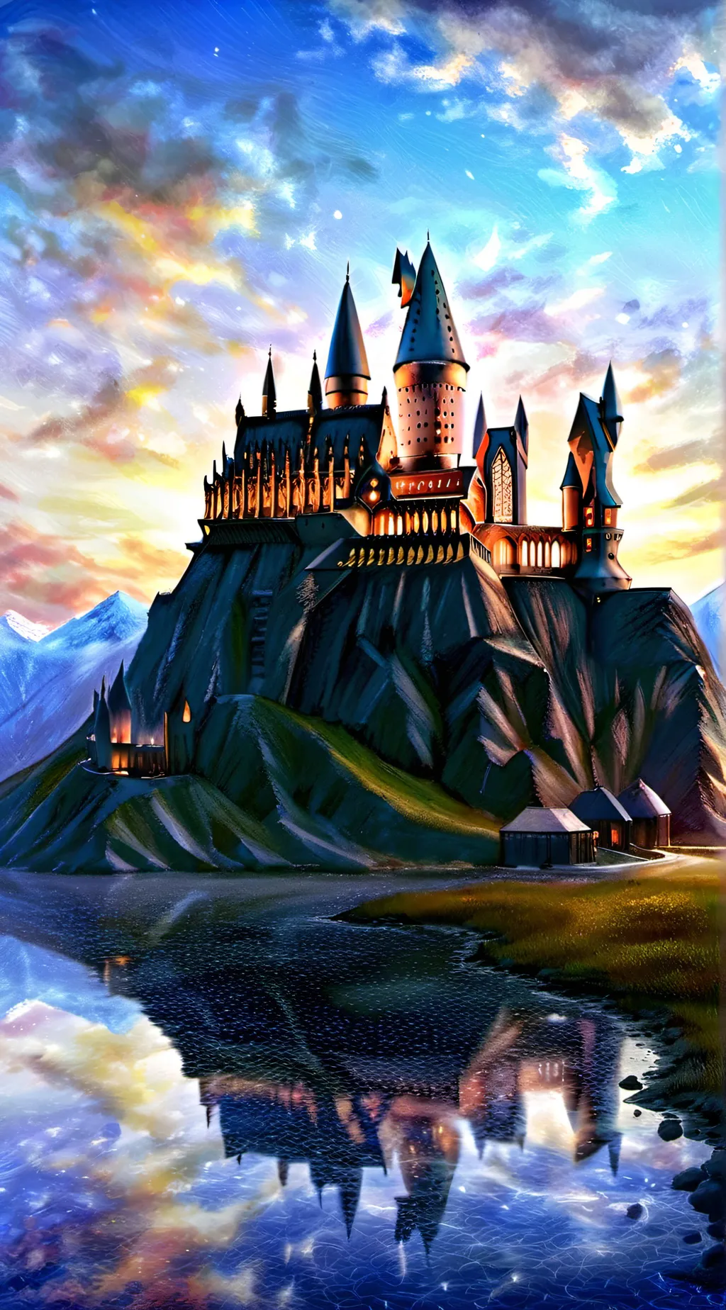 ai character: Hogwarts background