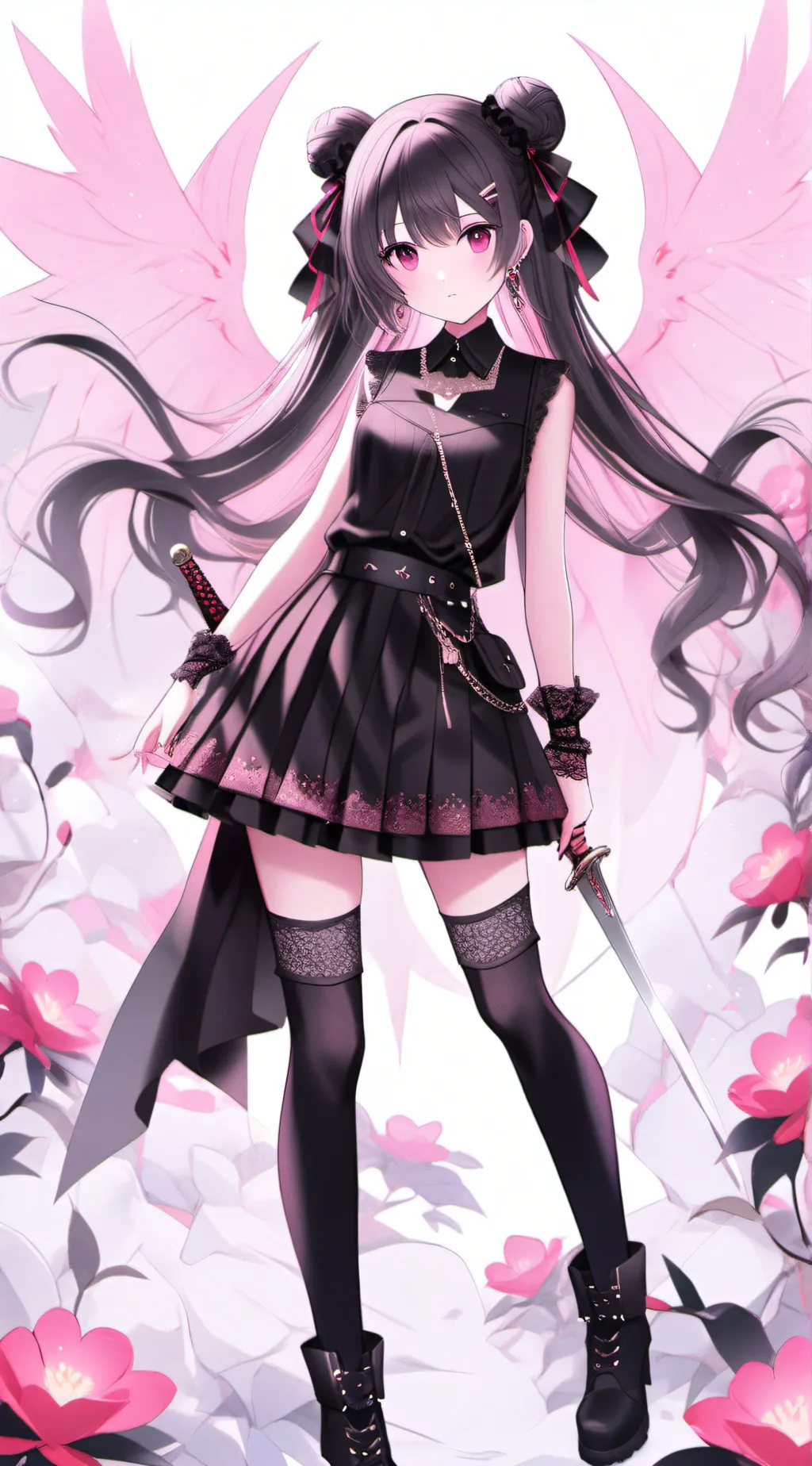 ai character: Rosé background