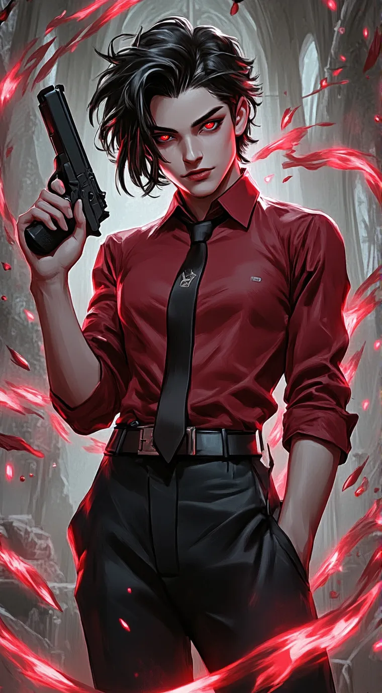 ai character: Melissa Rolinaoff background