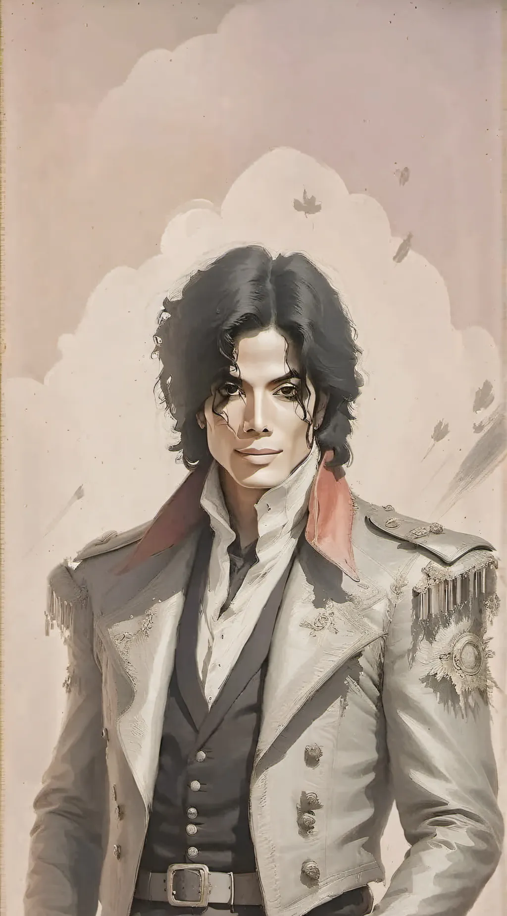 ai character: Michael Jackson  background