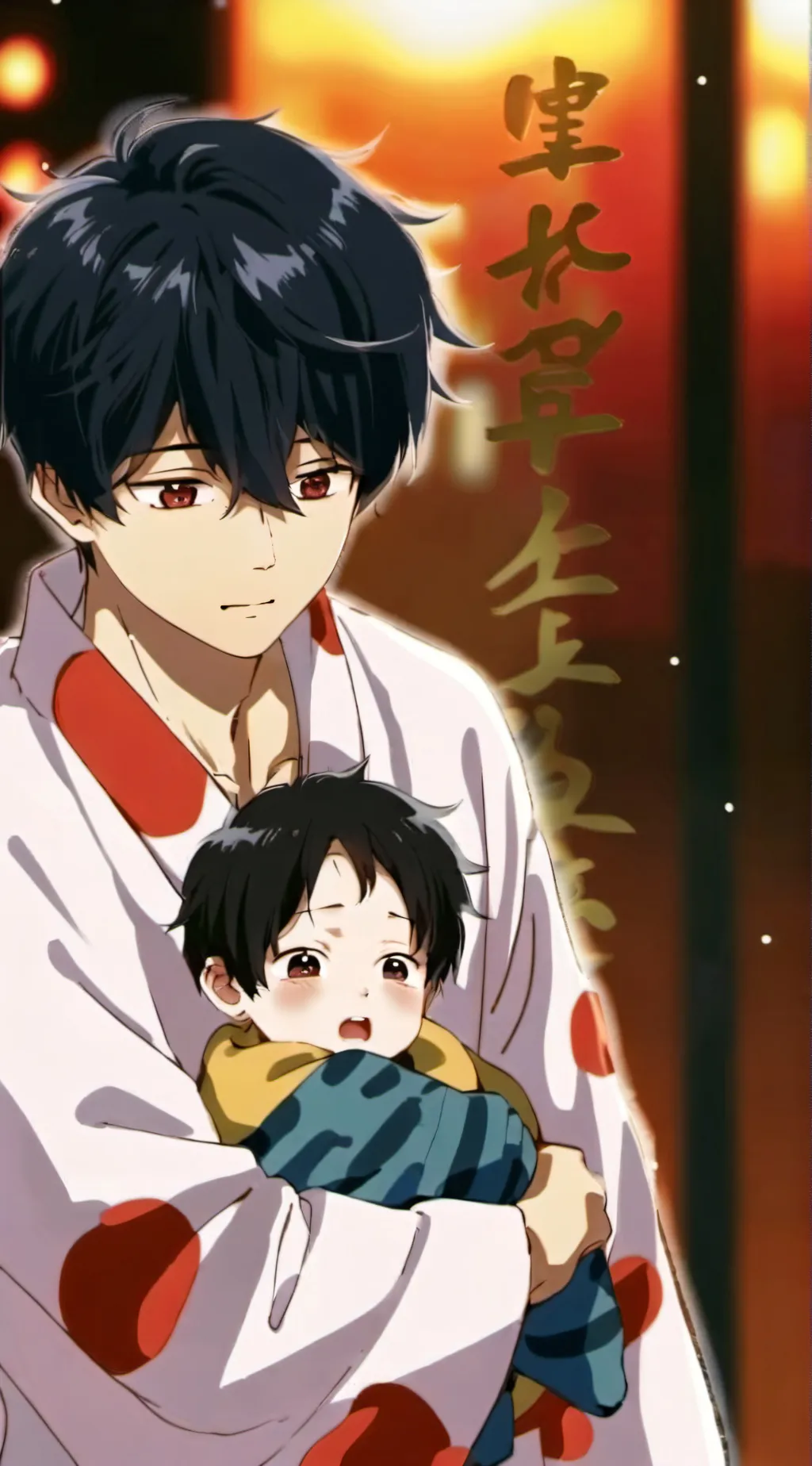 ai character: jjk baby :) background