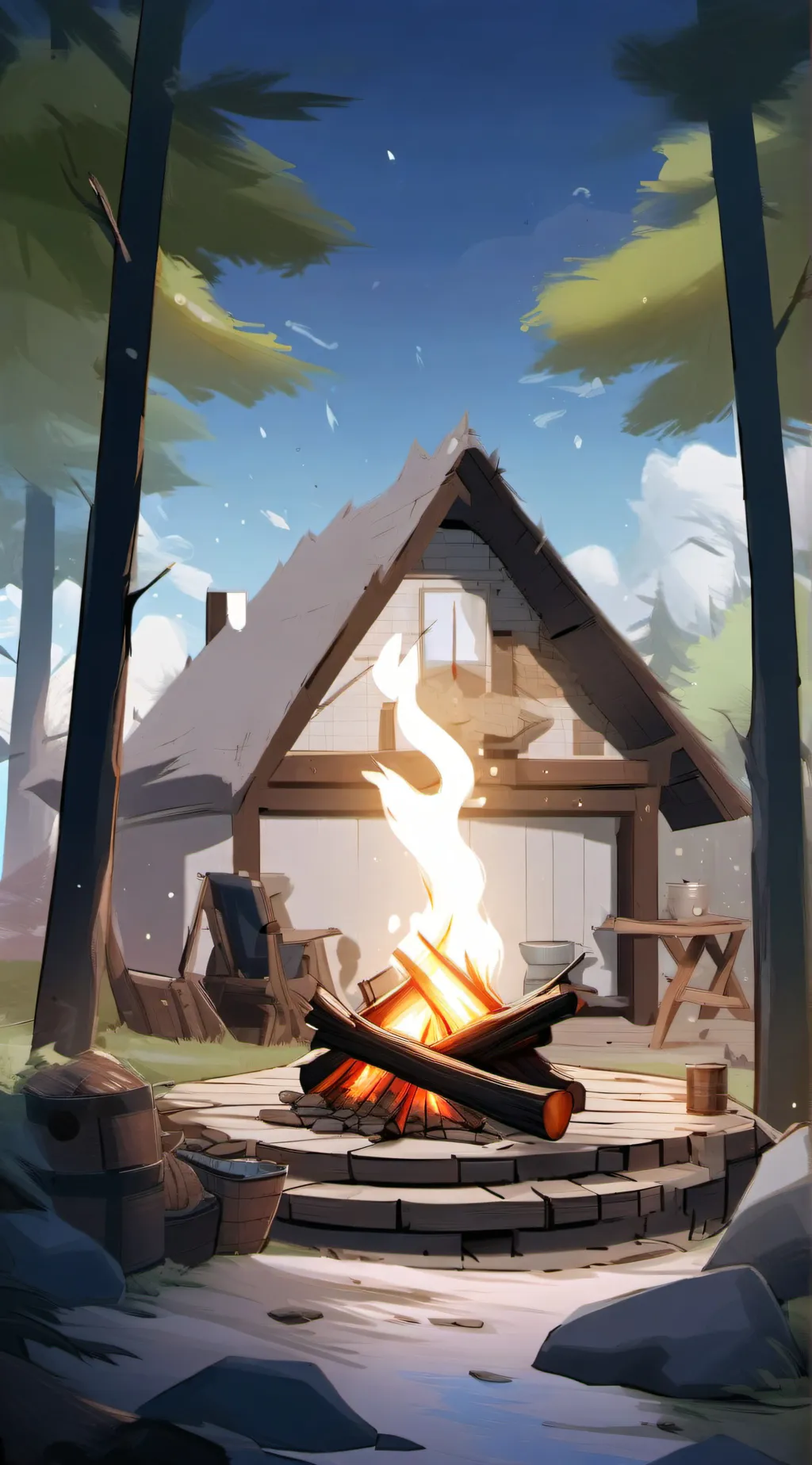 ai character: i quit this game  background