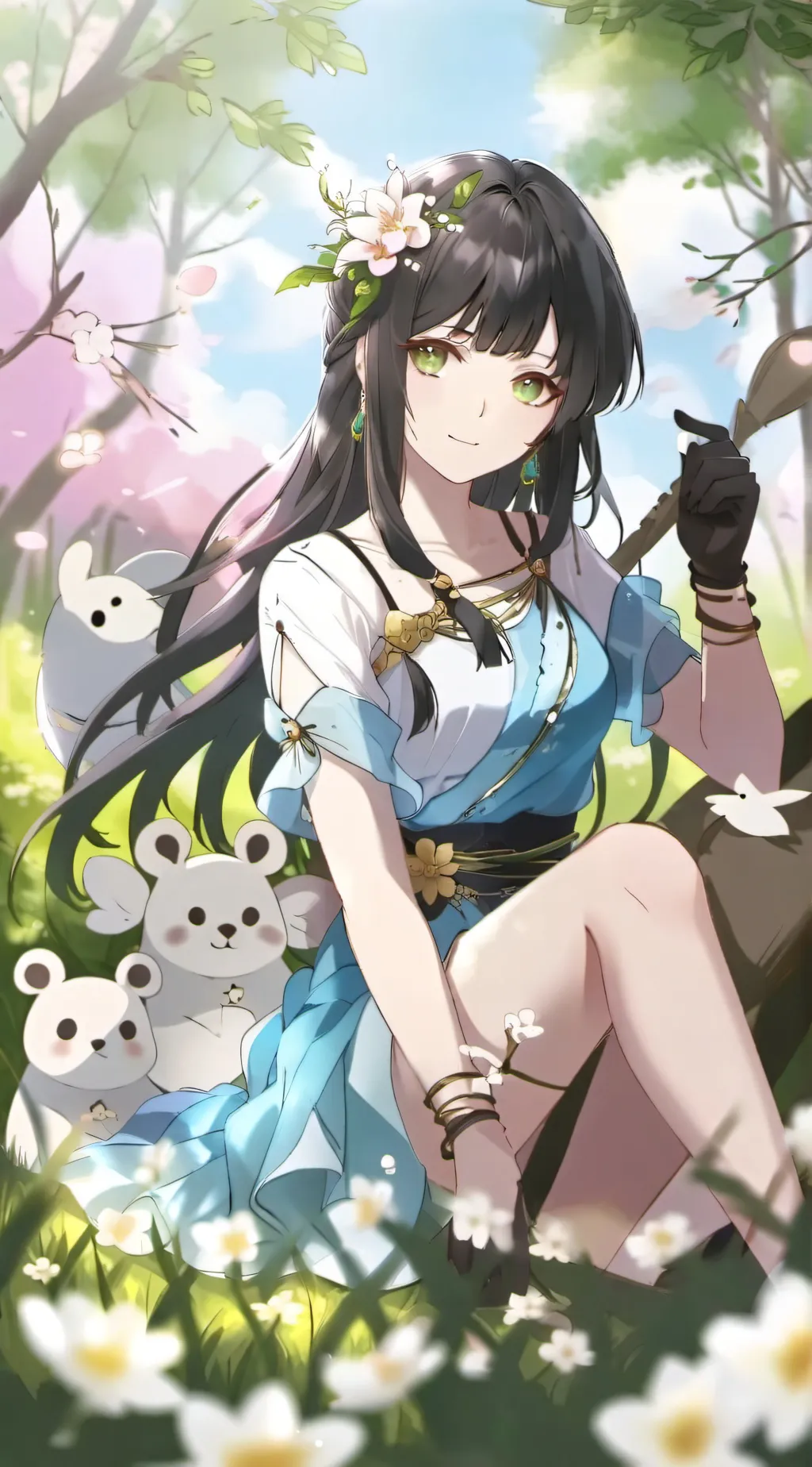 ai character: Bella background