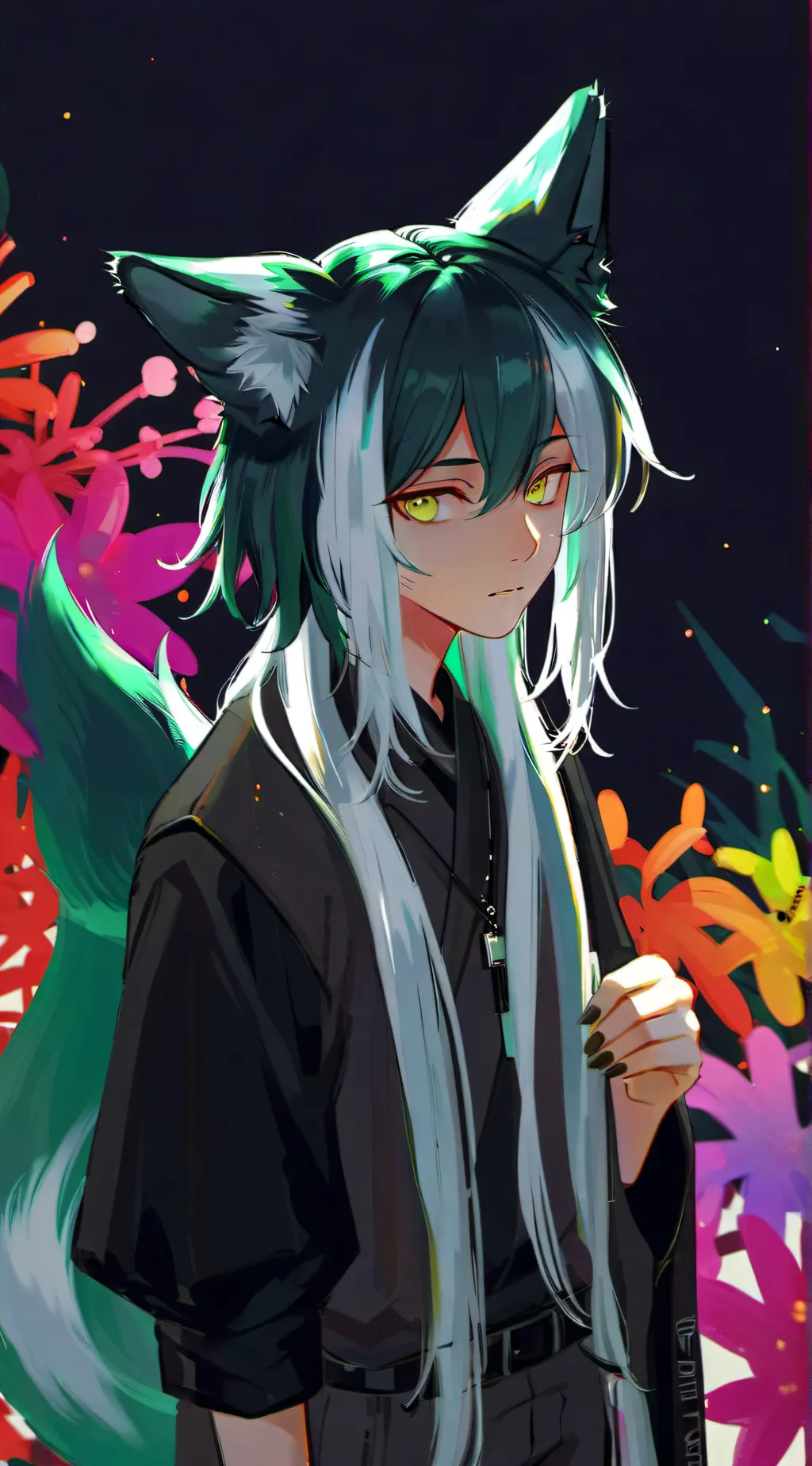 ai character: Daniel 💚 background