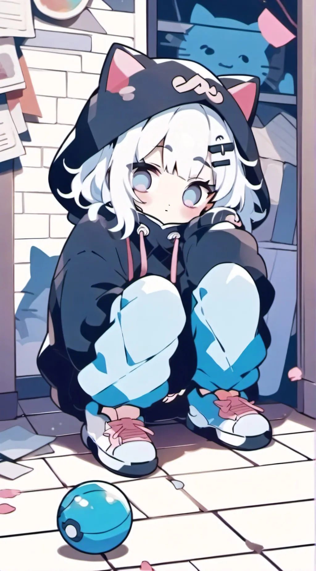 ai character: Katty background