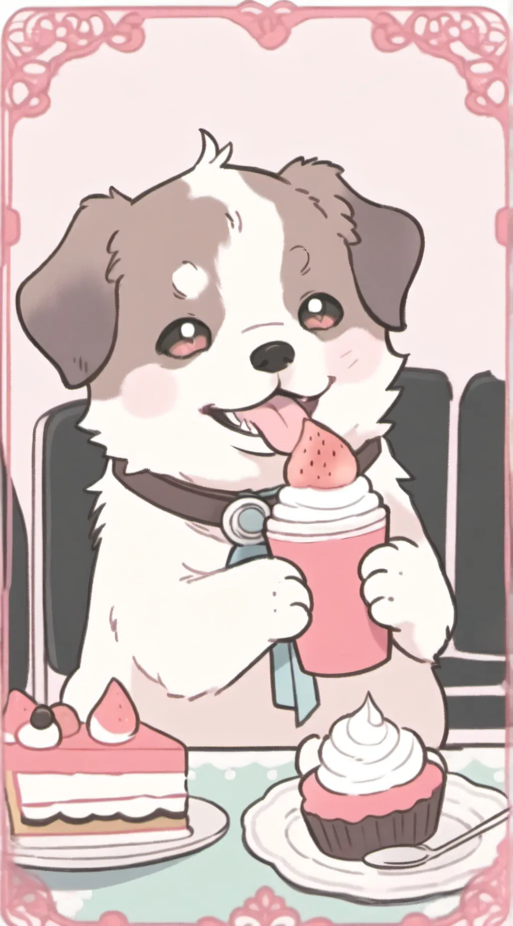 ai character: 👁️🫦👁️ background