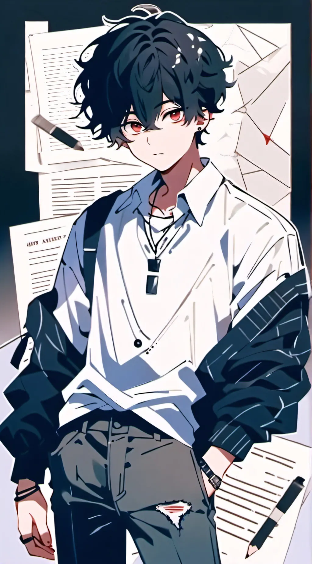 ai character: Zero Hamada background