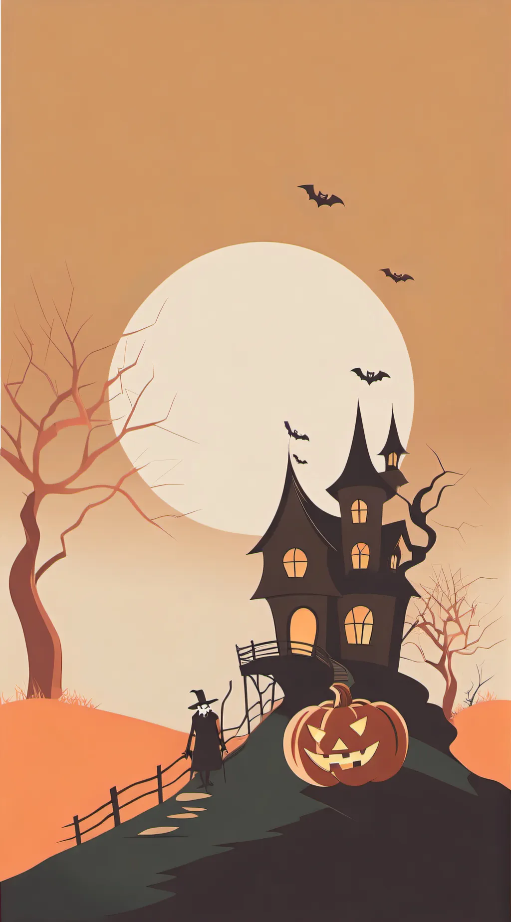 ai character: fpe halloween au background