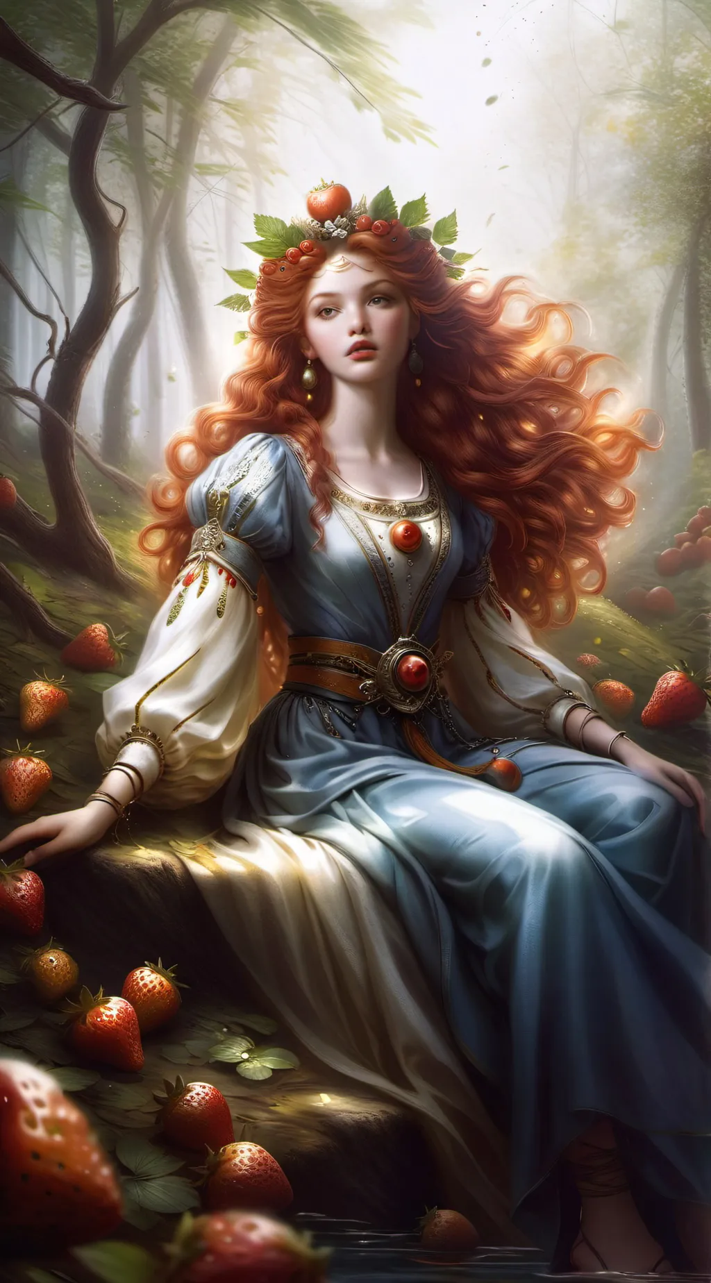 ai character: Amaryllis background