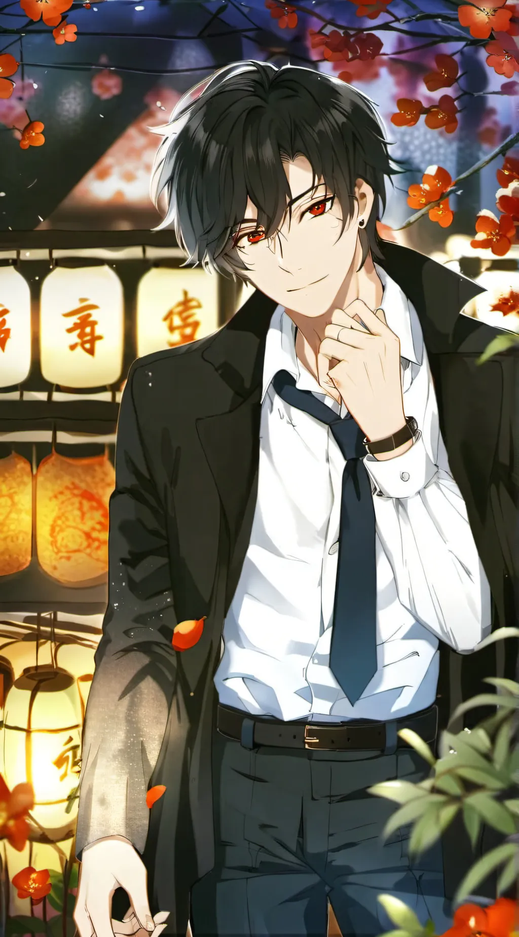 ai character: Troy  background