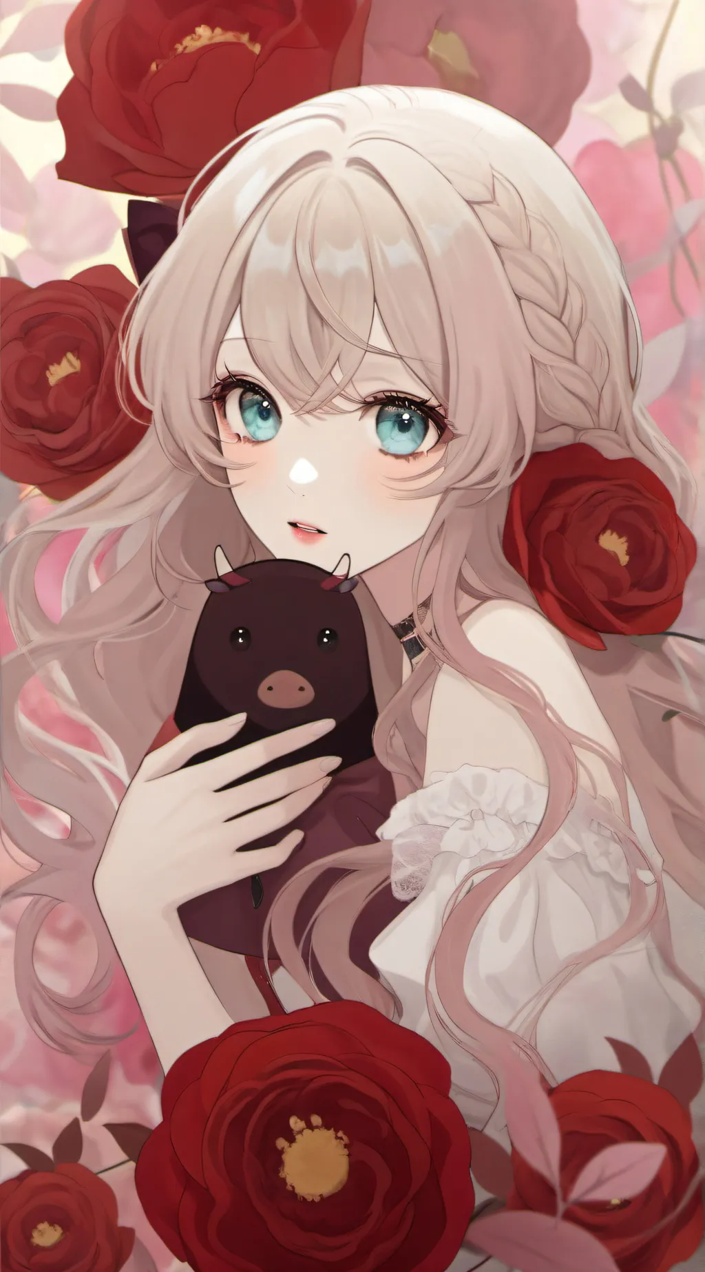 ai character: Rose background