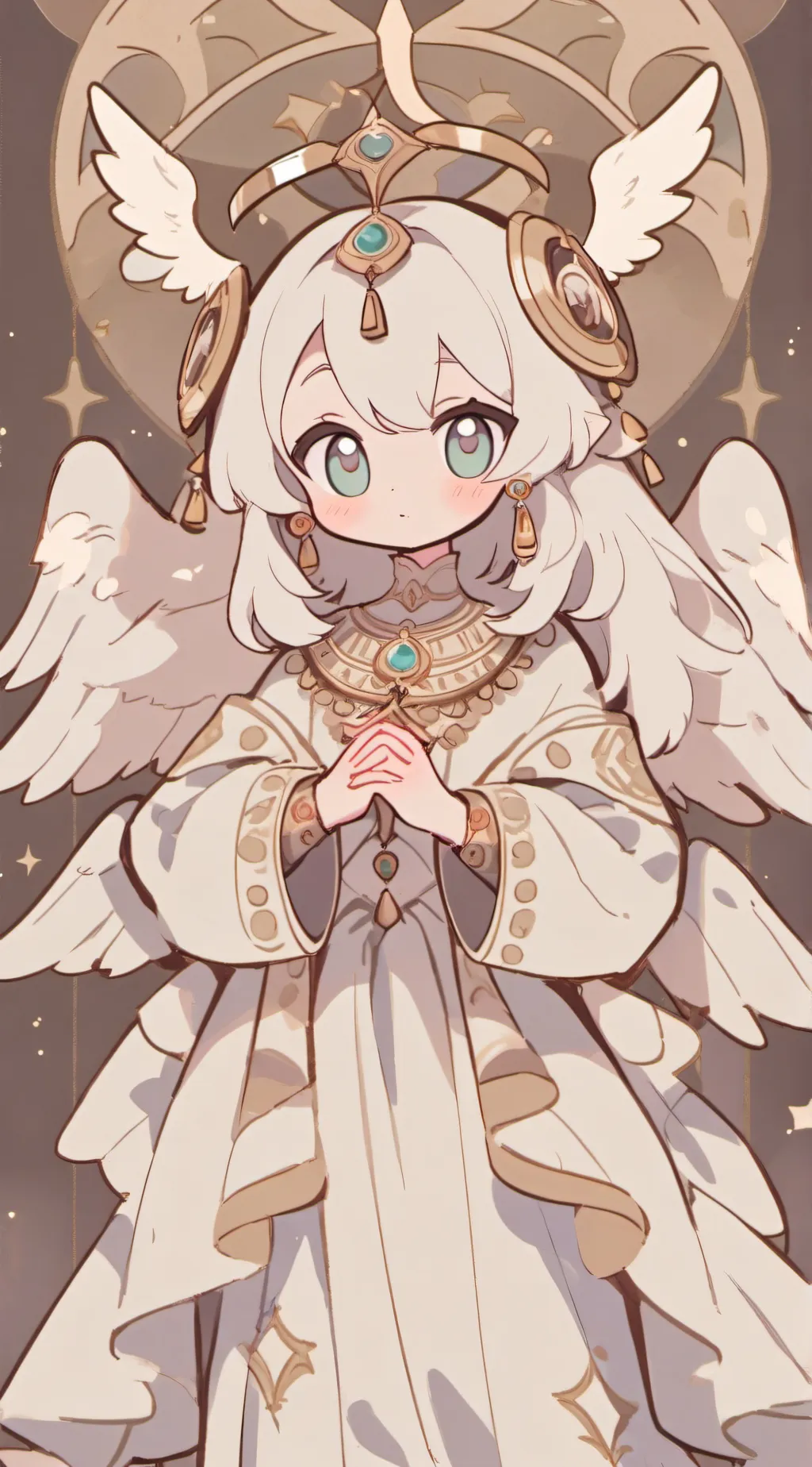 ai character: 🕊Mercy🕊 background