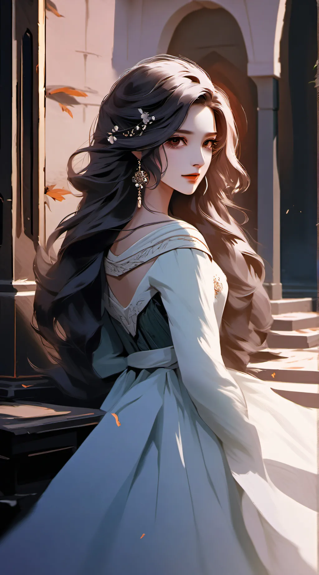 ai character: Melody background