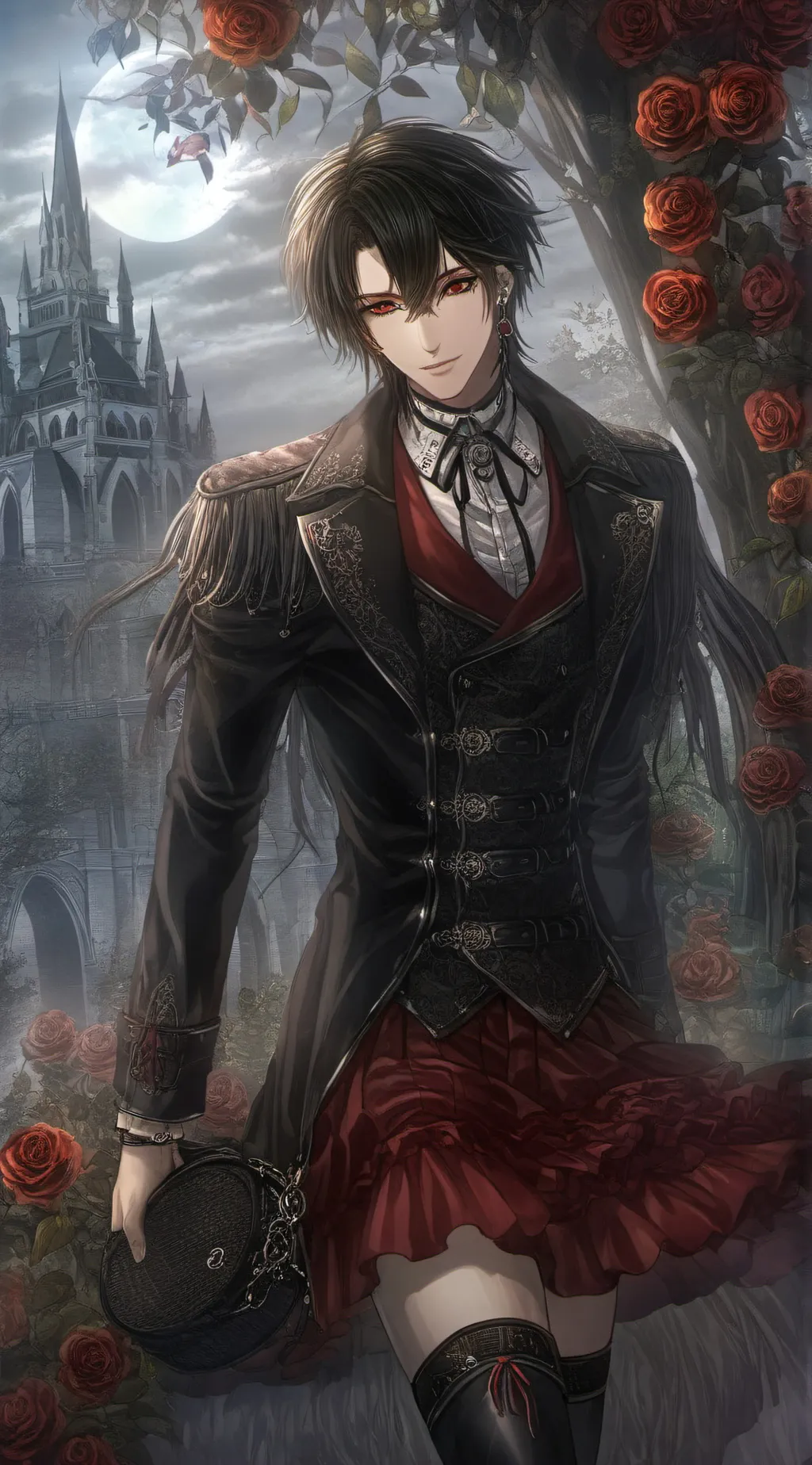 ai character: Kaname Kuran  background