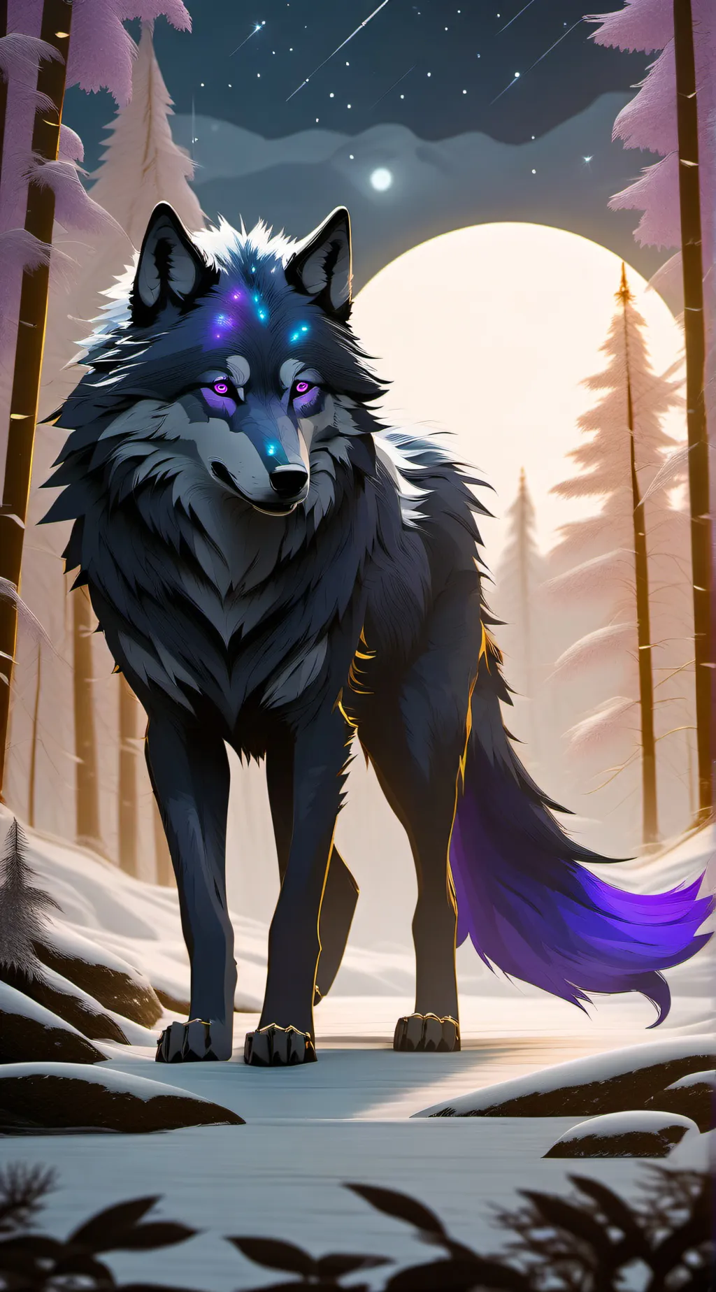 ai character: Monica background