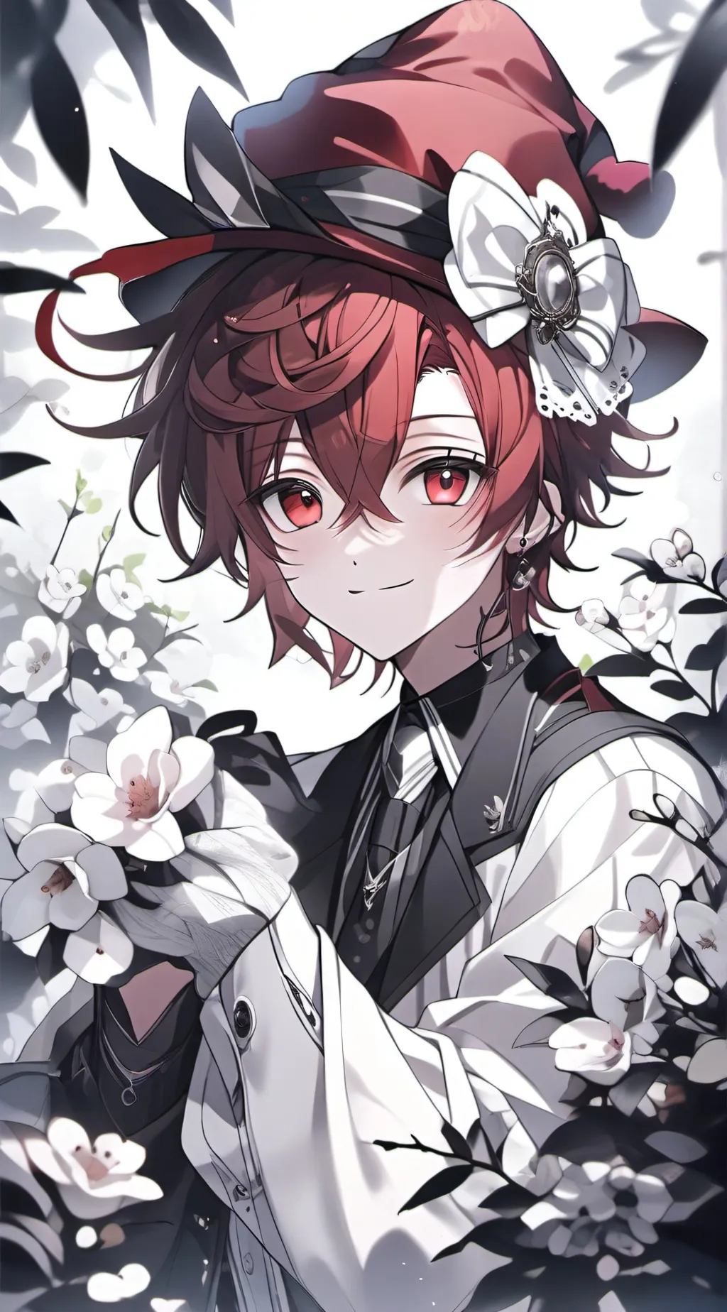 ai character: 🟥~bfdi blocky~❤️ background